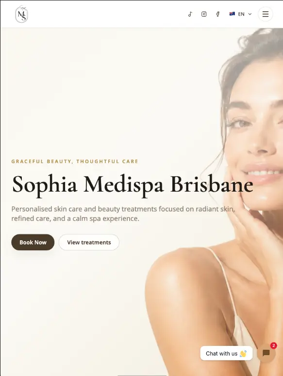 Tablet luxury spa experience